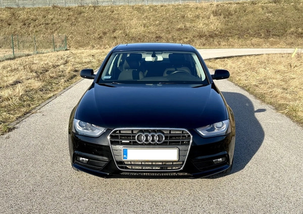 Audi A4 cena 54900 przebieg: 246000, rok produkcji 2014 z Tychowo małe 56